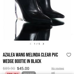 Black Azalea wang Stiletto Bootie