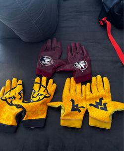 fsu , pitt , wvu college football gloves