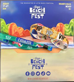 Baja Beach Fest 3-Day VIP passes 2026