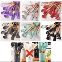 Kitchen Silicone 12Pcs Set 🧑‍🍳