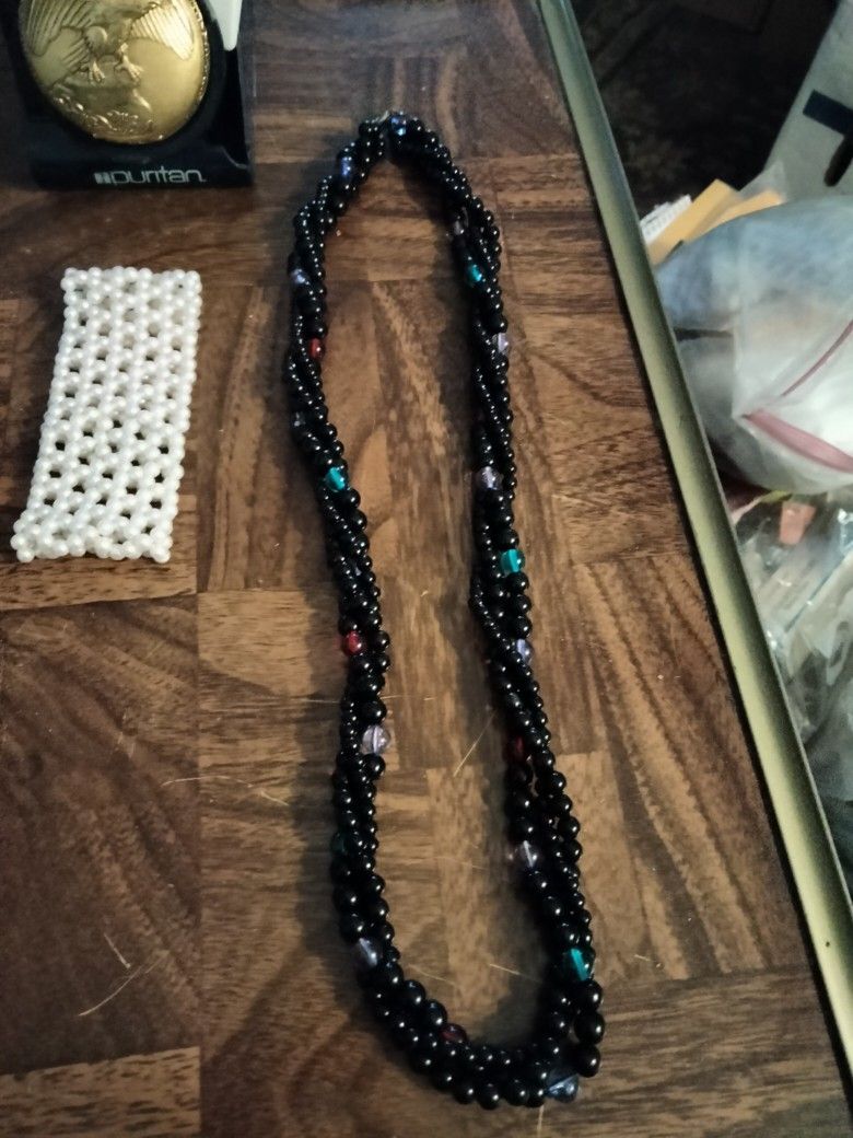 Black Multi Color Necklace $10 o.b.o.