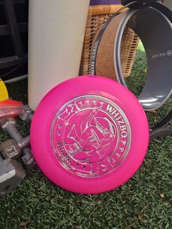 Whizbo Shark Flying Disc Frisbee Pink