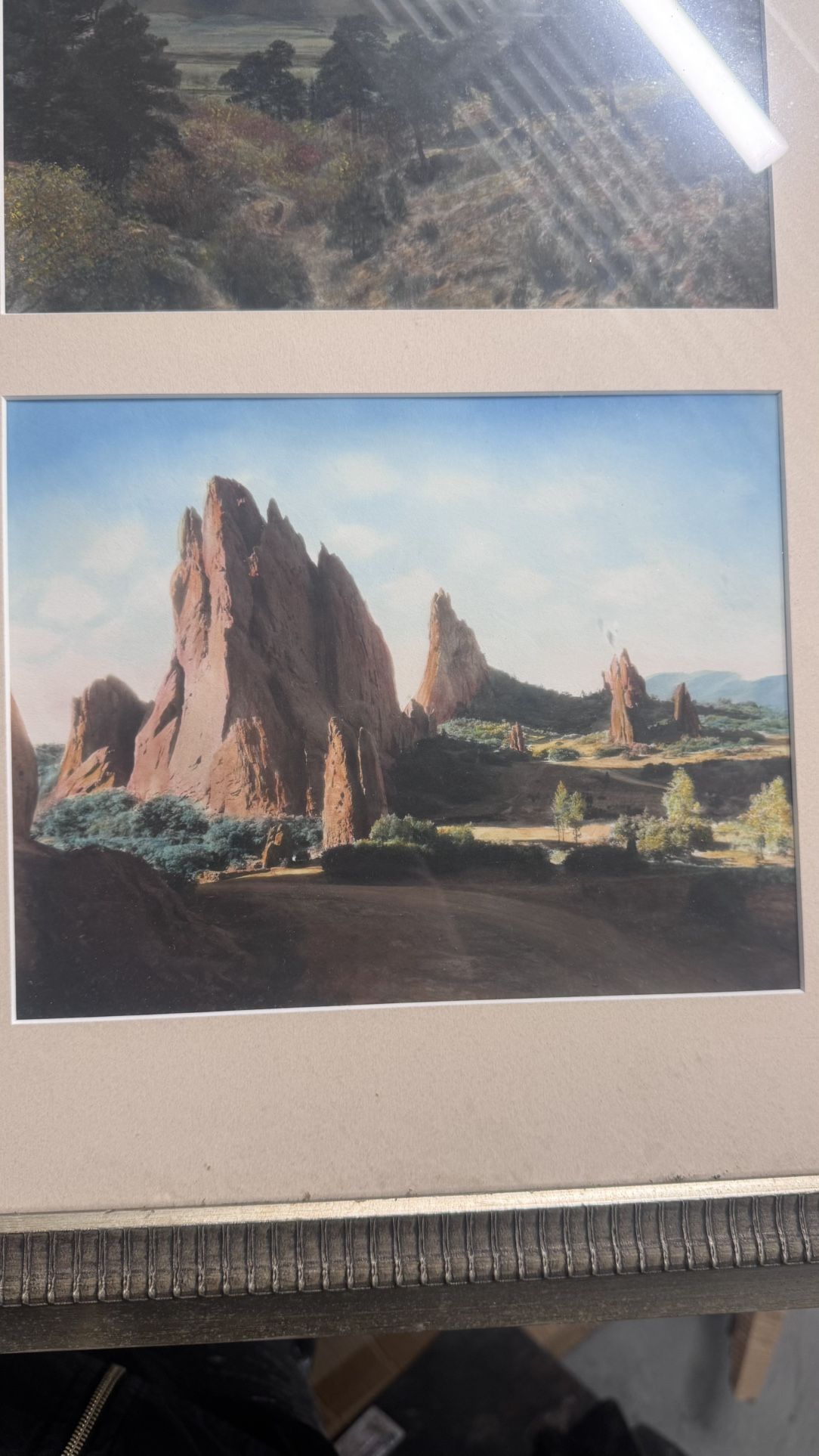 Hand Colored Framed Art!