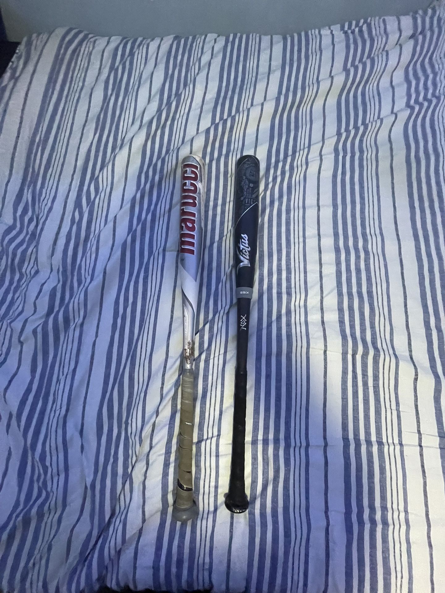 Marucci Cat 9 and Victus Nox 2 two-piece baseball bat