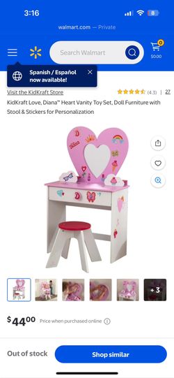 Toddler Girl Vanity Set