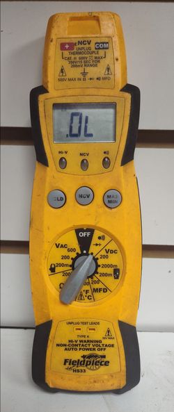 Field Piece HS33 Expandable Multi Meter /amprobe.