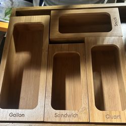 Ziplock Bag Organizer $15