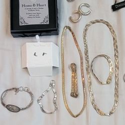 14 Pieces of Sterling Silver Jewelry