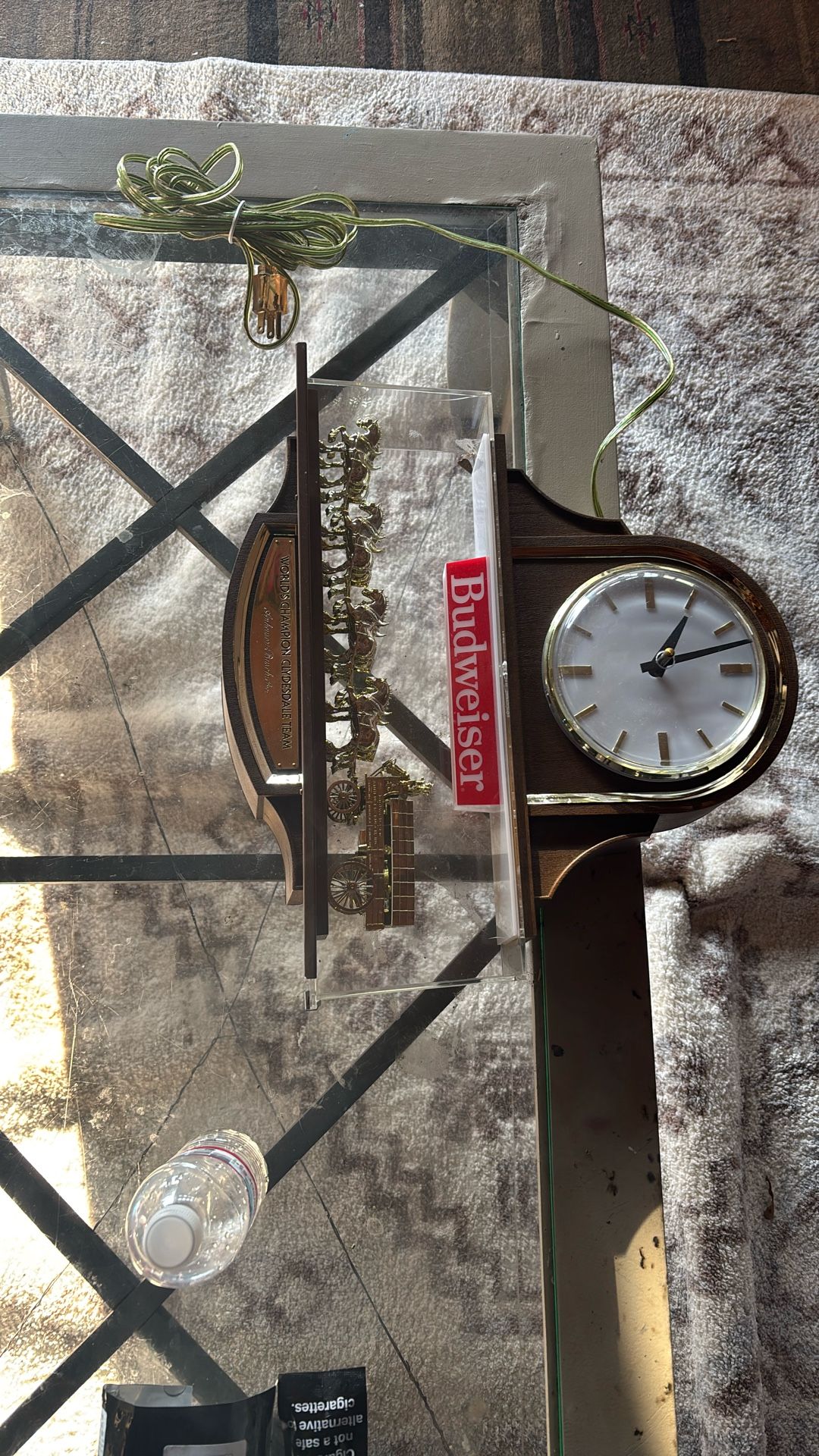 Vintage budweiser clydesdale lighted signs