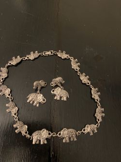 Set silver elephant 🐘