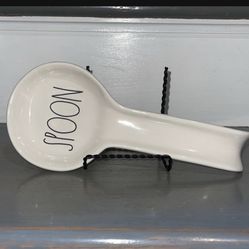 Rae Dunn “SPOON” White Spoon Holder