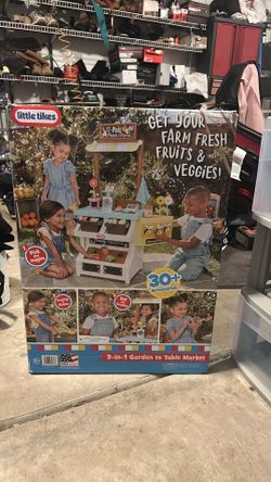 Little tykes three and one garden to table market