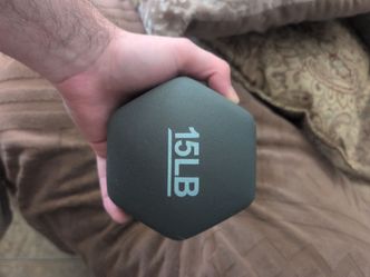 15 pound dumbbell