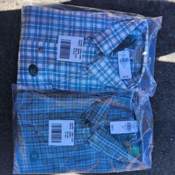 L.L. Bean Plaid Button-Down Shirts XL Tall – Set of 2