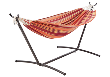 Amazon Basics Double Hammock with 9-Foot Steel Stand