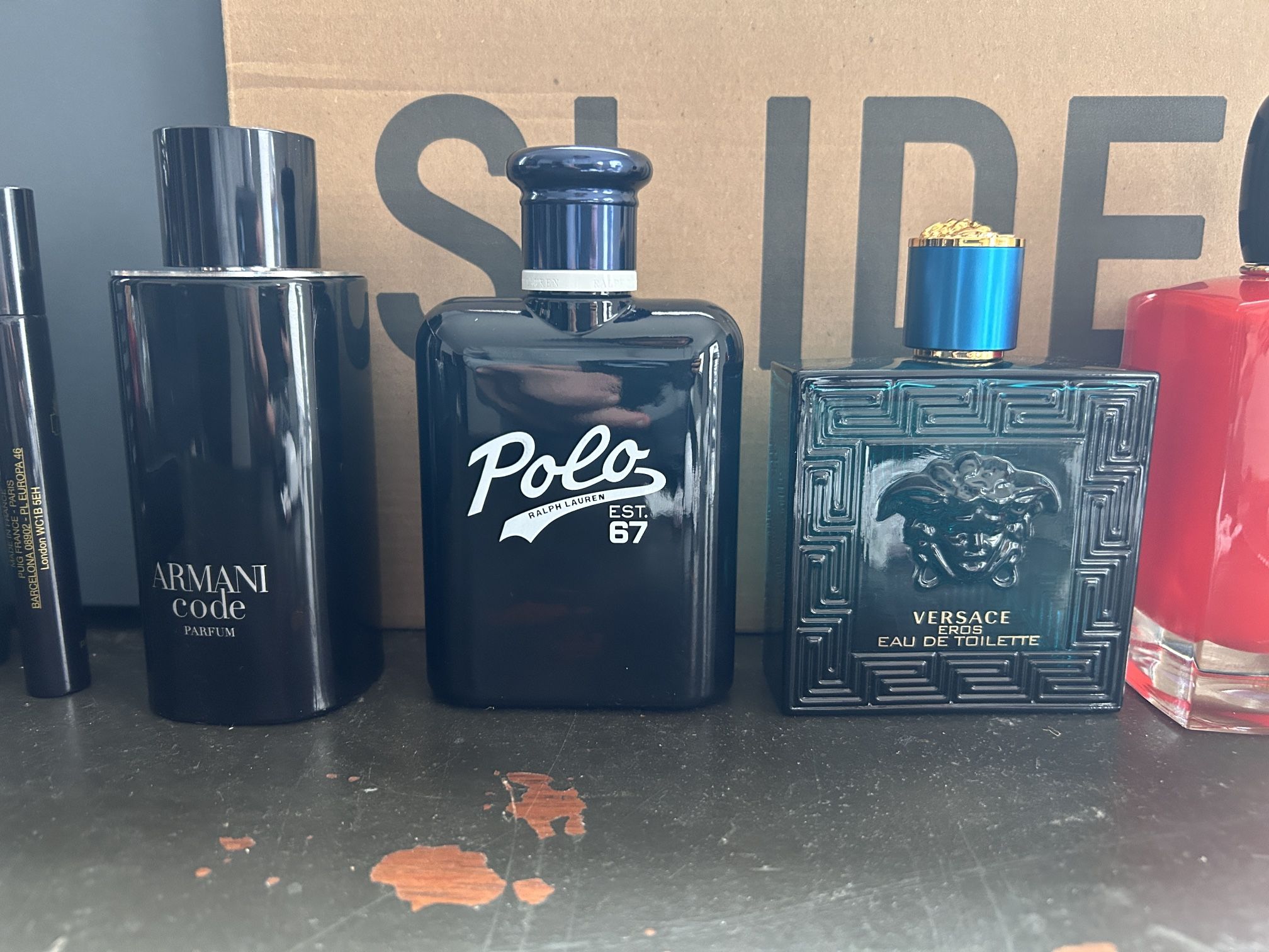 Versace Eros, Polo 67, armani code