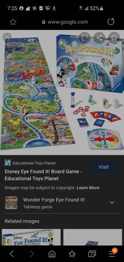 Disney i fount it board game card game