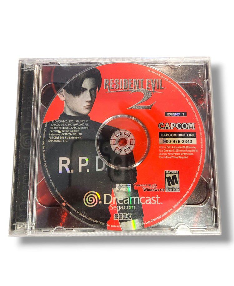 Dreamcast Resident Evil 2 (Missing Manual) Price Is Firm 