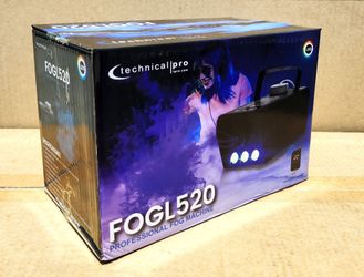 DJ Fog Machine LED RGB Lights Wireless and Wired Remote Control FOGL520 🚨 Payment Options Available 🚨 No Credit Needed 🚨