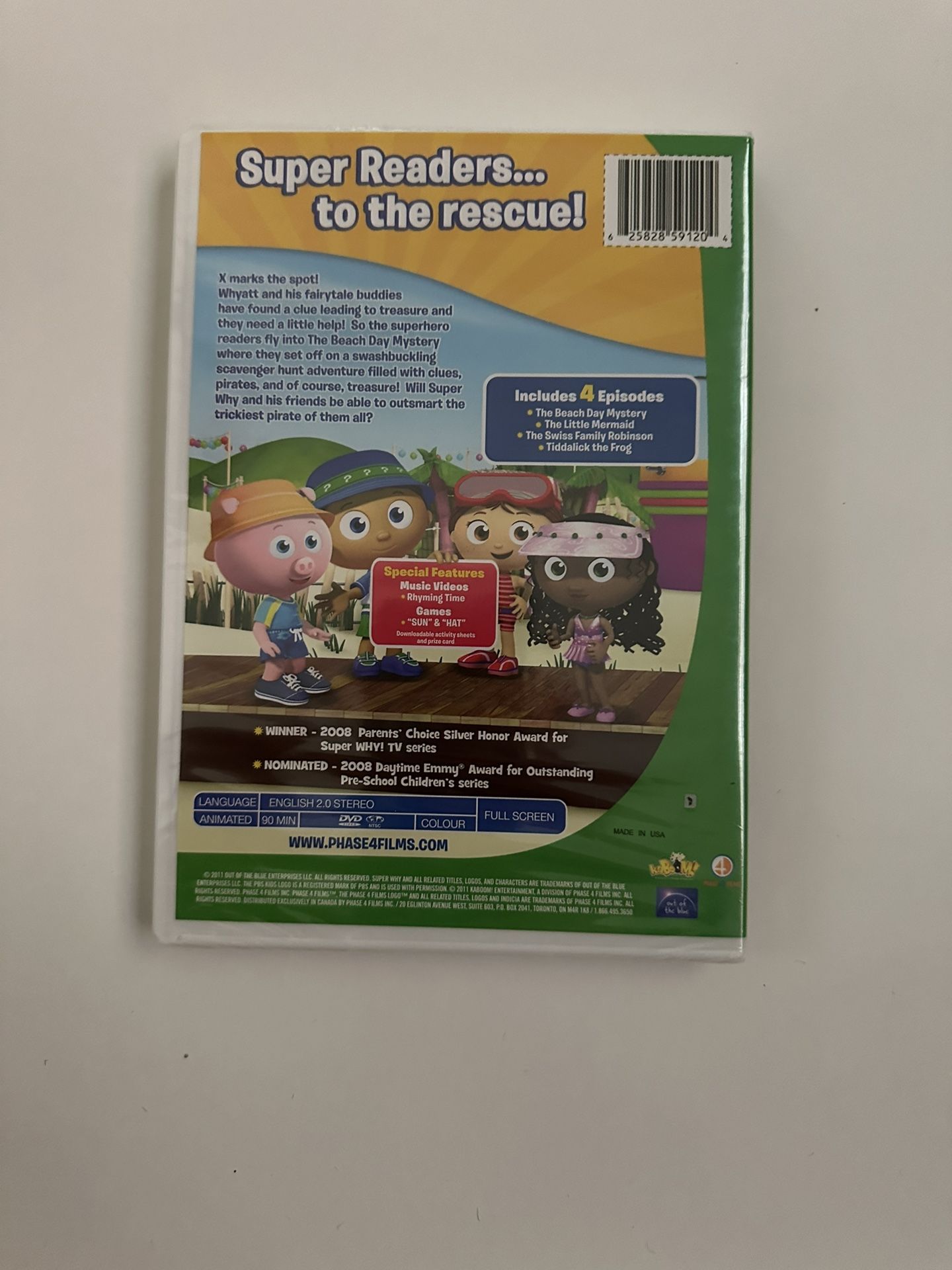 Super Why - Under The Sea DVD **Brand New** Rare for Sale in
