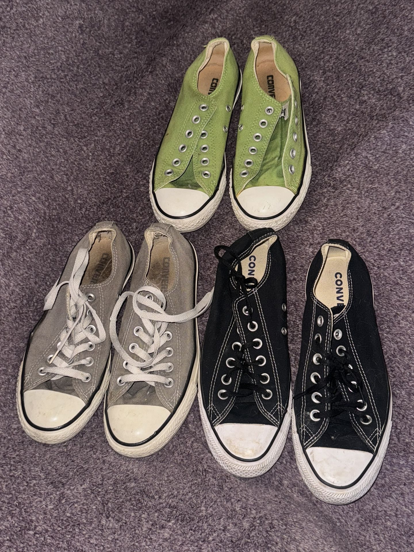 Assorted Converse Low tops 