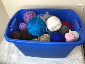 Mixed Yarn Lot Assorted Colors