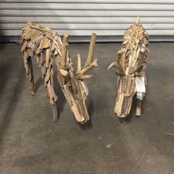 Wooden Deer Decoration 