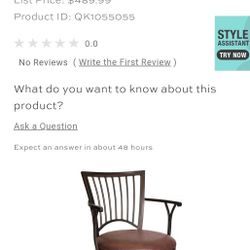 Bar Stool Chair Brown 4 Pieces
