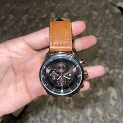 GEORGE ANALOG WATCH LEATHER BAND