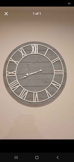 Wall clock kirkland 35 inch daimeter