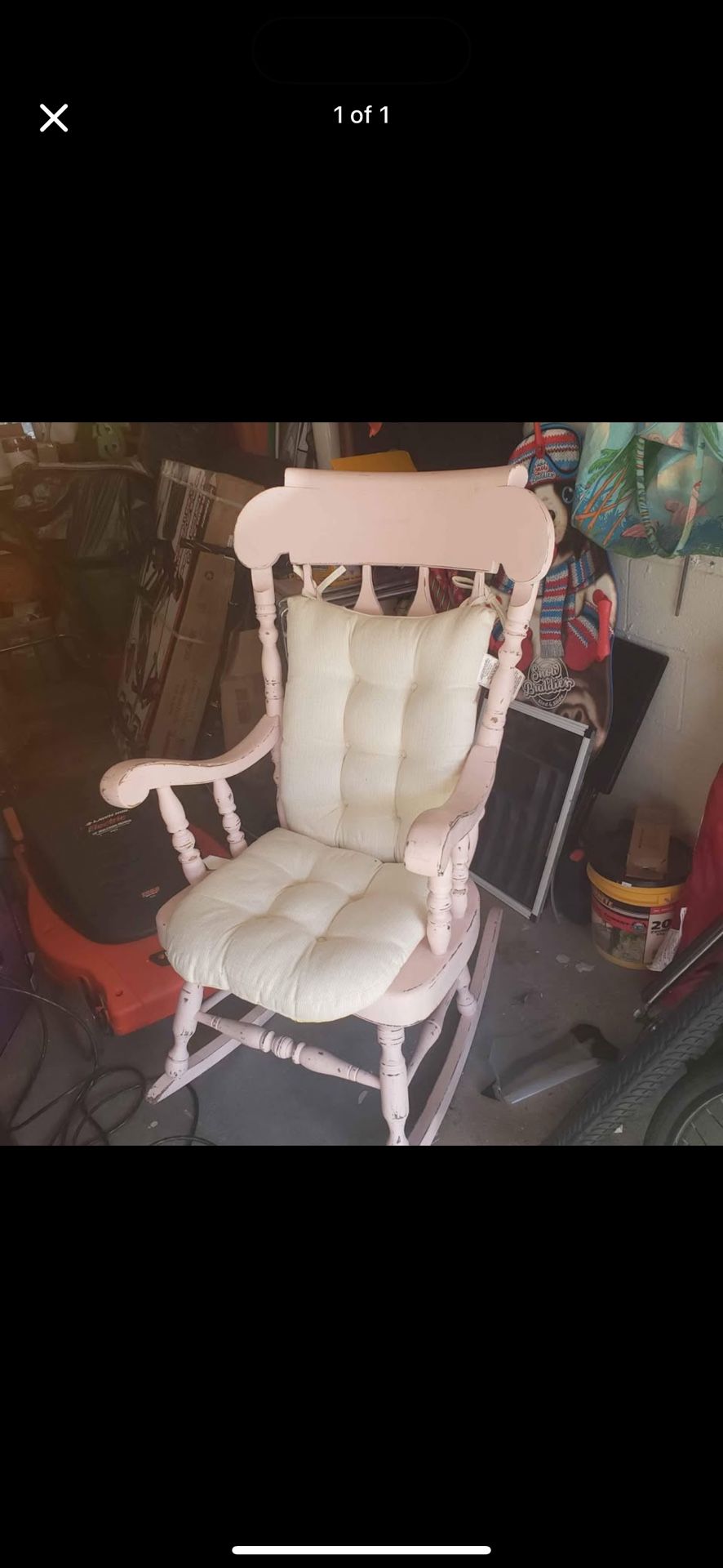 Pink Adult Rocking Chair