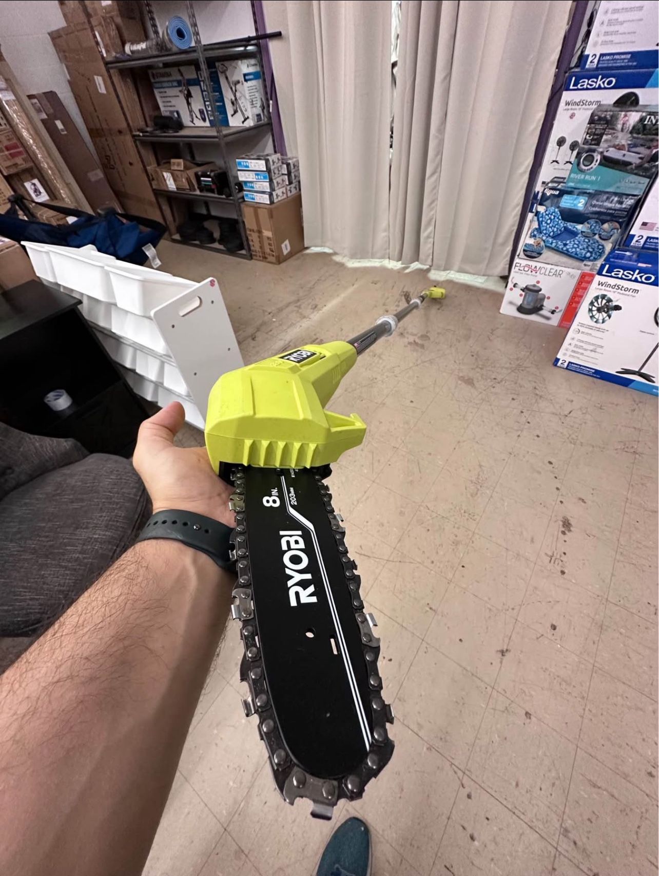 10 in. 40-Volt Lithium-Ion Cordless Battery Pole Saw (Tool-Only)