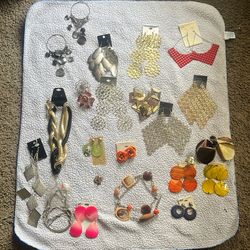 Rings, Earrings And Necklaces, $3 A Piece, $30 For All