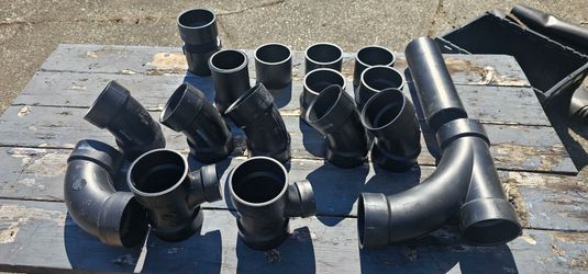 ABS plumbing pieces