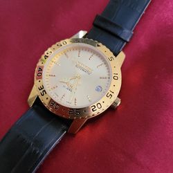 ⚡️RARE - NEW Old Stock Vintage Citizen KK140 Automatic Men's Leather Watch 