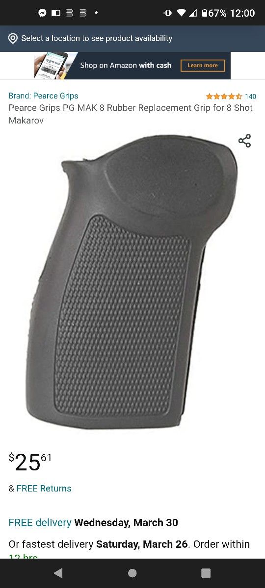 Pearce Grip Marakov Replacement