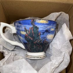 Van Gogh Starry Night Tea Cup Set