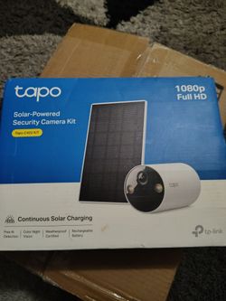 tapo solar Security  camera