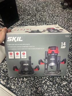 SKIL 14 Amp Plunge and Fixed Base Digital Router