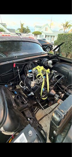 283 sbc engine with a 350 turbo transmission