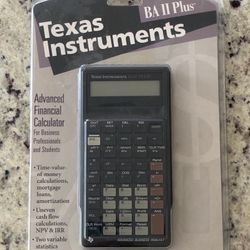 Texas Instruments BA II Plus Advanced Professional Financial Calculator   
