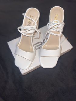 X2B White Heels