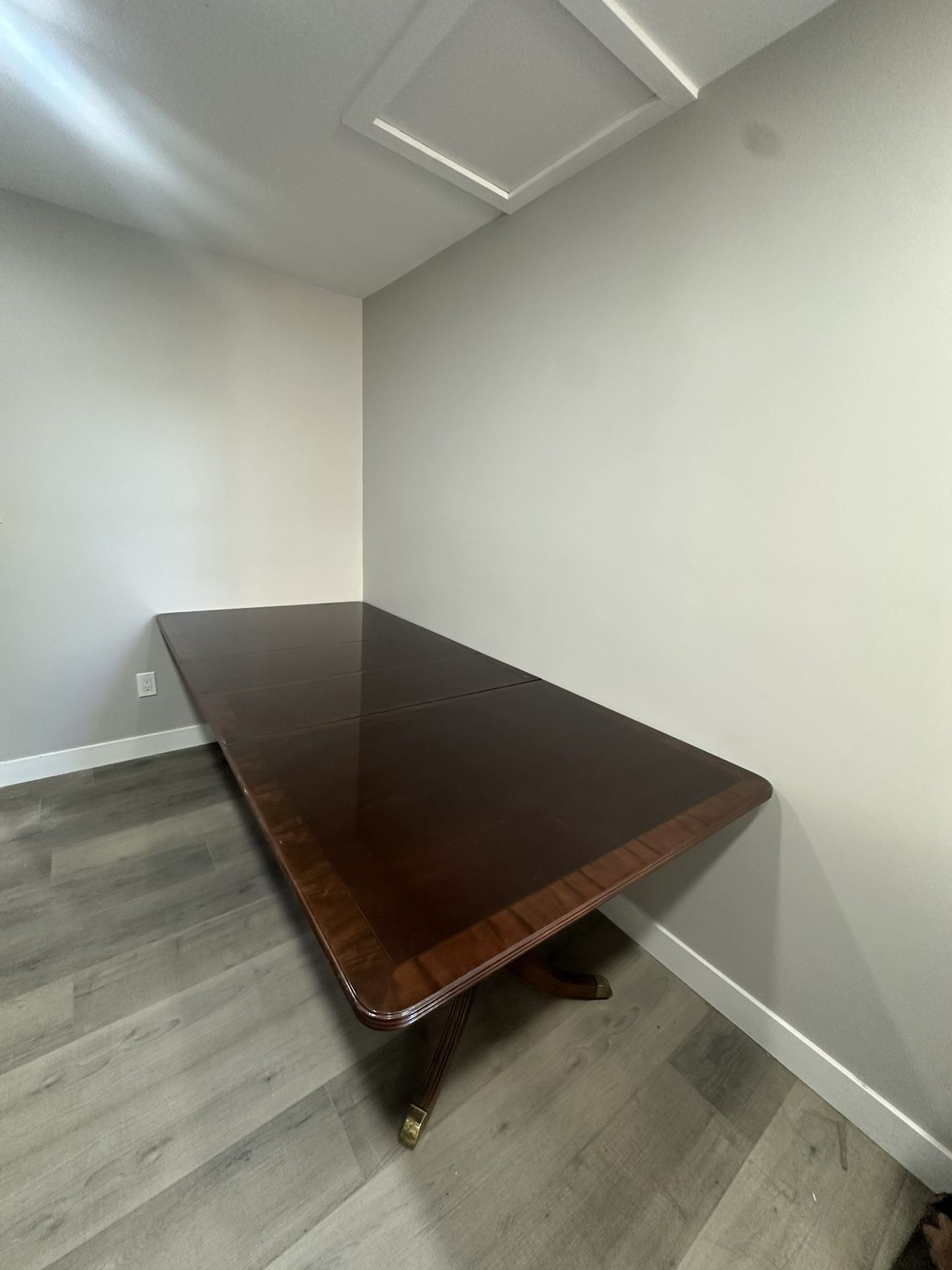 Brown Kitchen Table for 8-10 people.