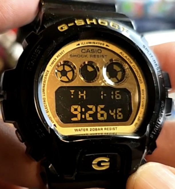 Black And Gold Like New Shock 