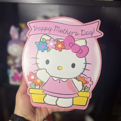 Hello Kitty Mothers Day Wood Sign