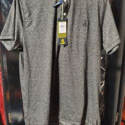 Mens Charcoal Heather Polo 