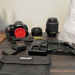 Nikon DSLR 5100 + Kits And Accesories