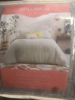 Texture gauze duvet cover set
