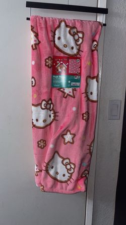 Hello Kitty gingerbread cookie blanket