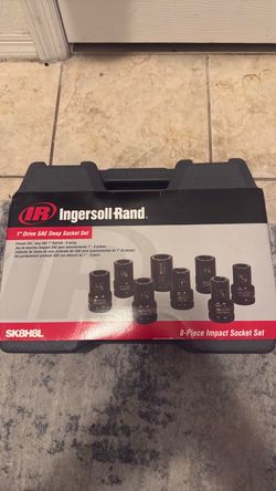 ngersoll Rand 8-Piece Deep Impact Socket Set